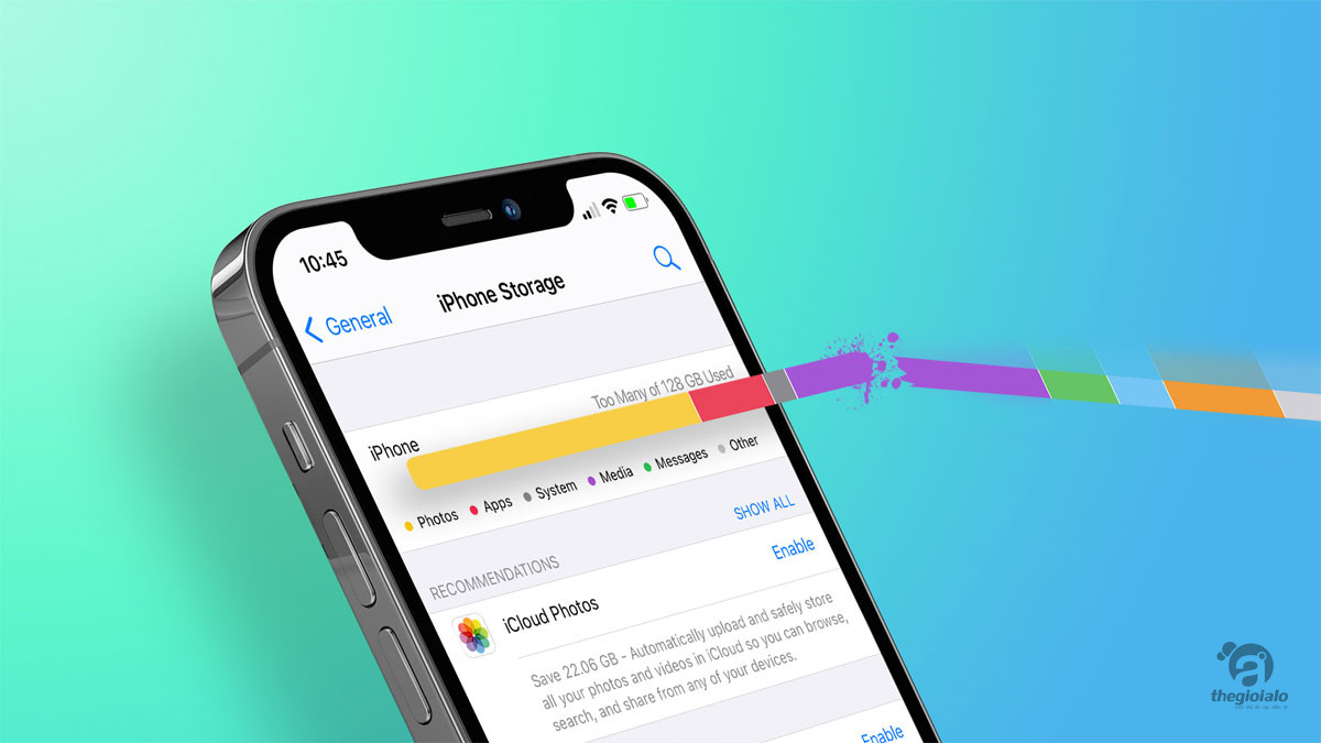 dung lượng iphone đầy dung lượng iphone đầy