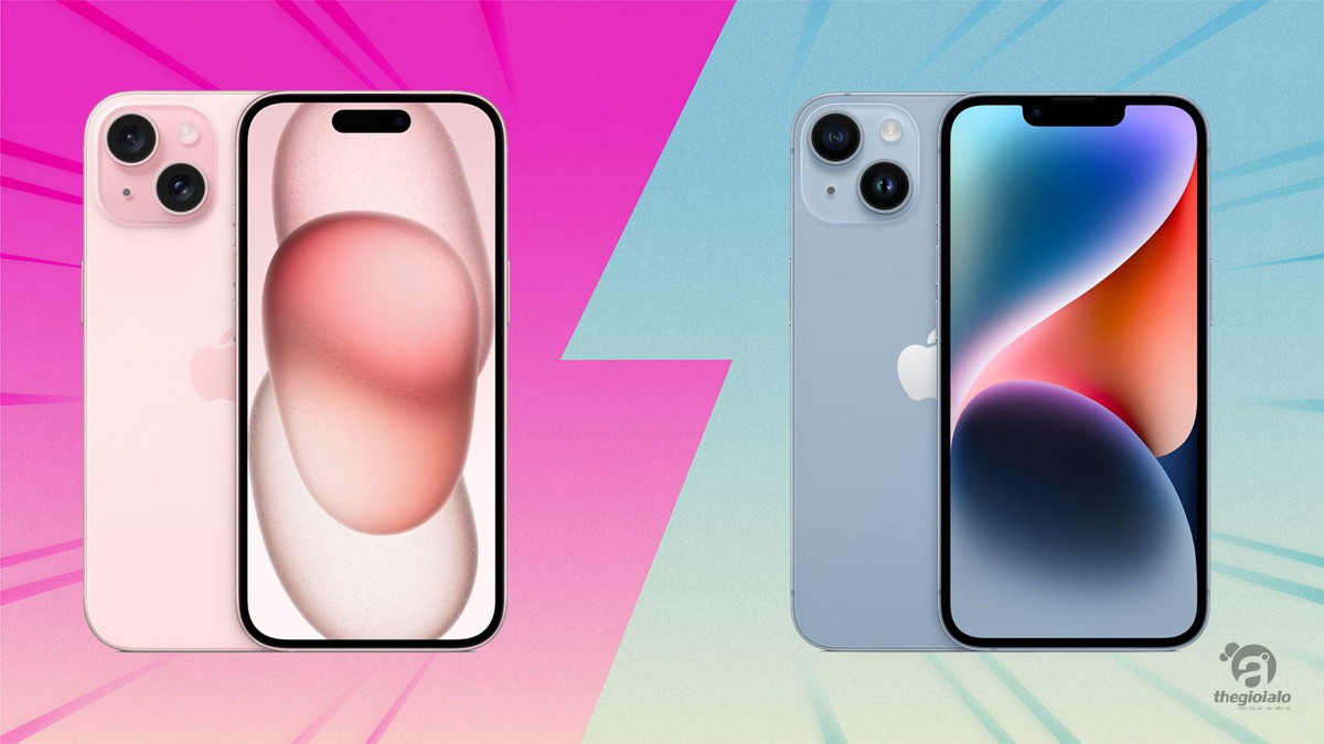 so sánh iphone 15 và 14