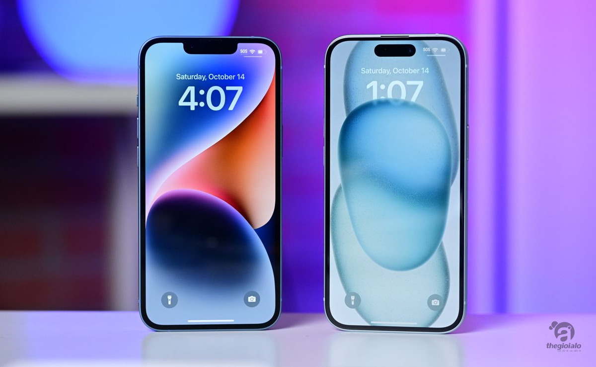 điểm khác nhau giữa iPhone 15 và iPhone 14