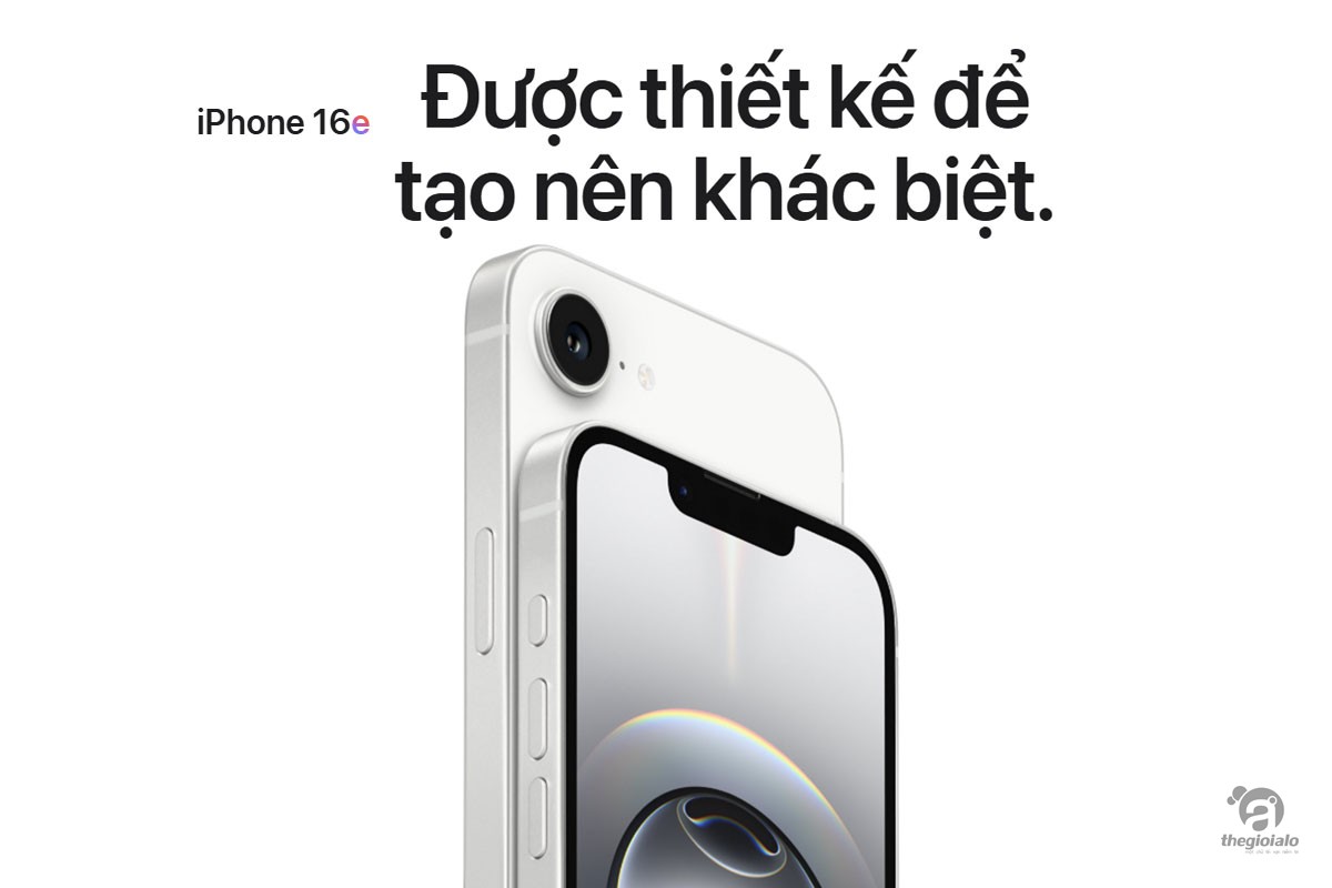 iphone 16e thiết kế đẹp bền
