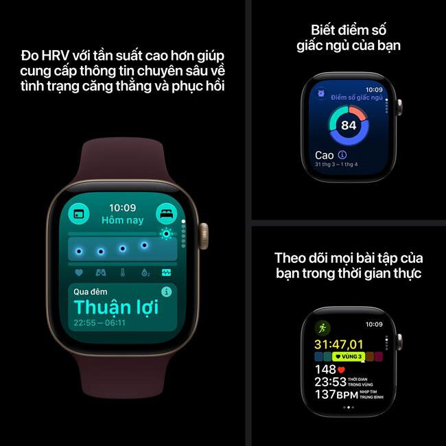 Apple Watch Series 12 GPS 42mm viền nhôm dây silicone Apple Watch Series 12 GPS 42mm viền nhôm dây silicone