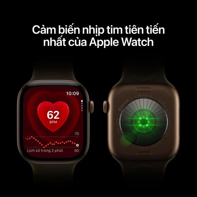 Apple Watch Series 12 GPS 42mm viền nhôm dây silicone Apple Watch Series 12 GPS 42mm viền nhôm dây silicone