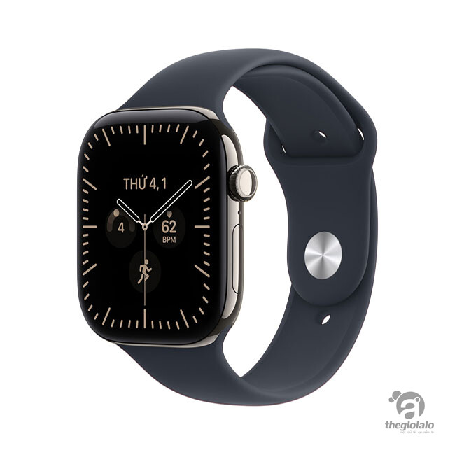 Apple Watch Series 12 GPS + Cellular 46mm viền Titanium dây silicone Apple Watch Series 12 GPS + Cellular 46mm viền Titanium dây silicone